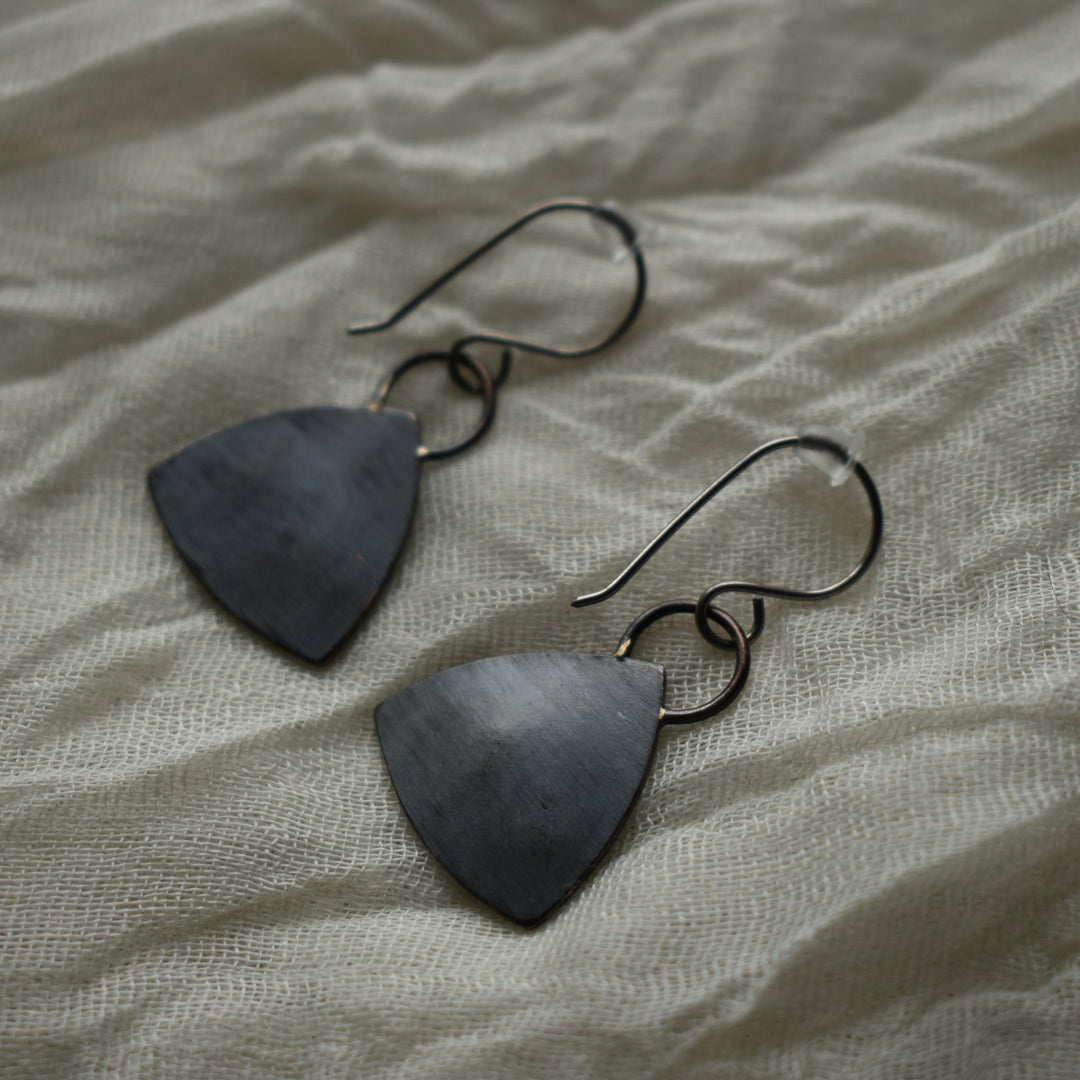 Orca Copper Earrings, Hypoallergenic 1.6 Inches