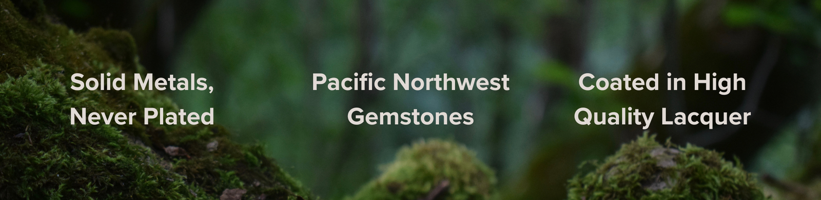 Pacific Northwest Gemstone Jewelry