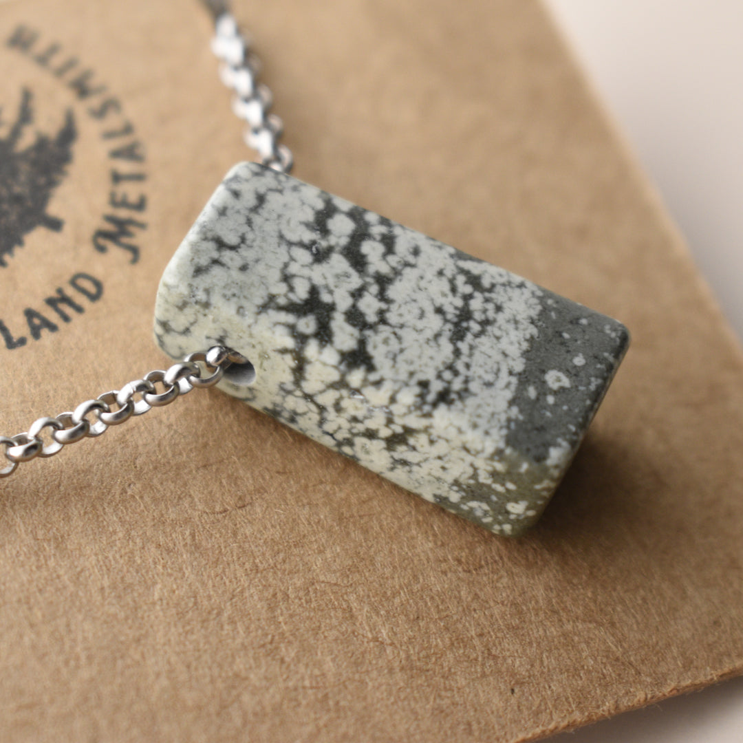 Variolite Pendant Necklace