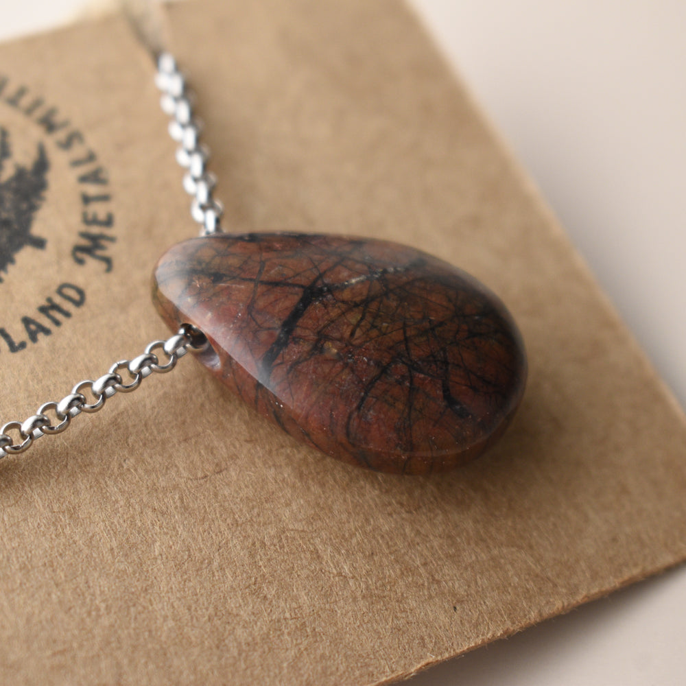 Orange River Jasper Necklace