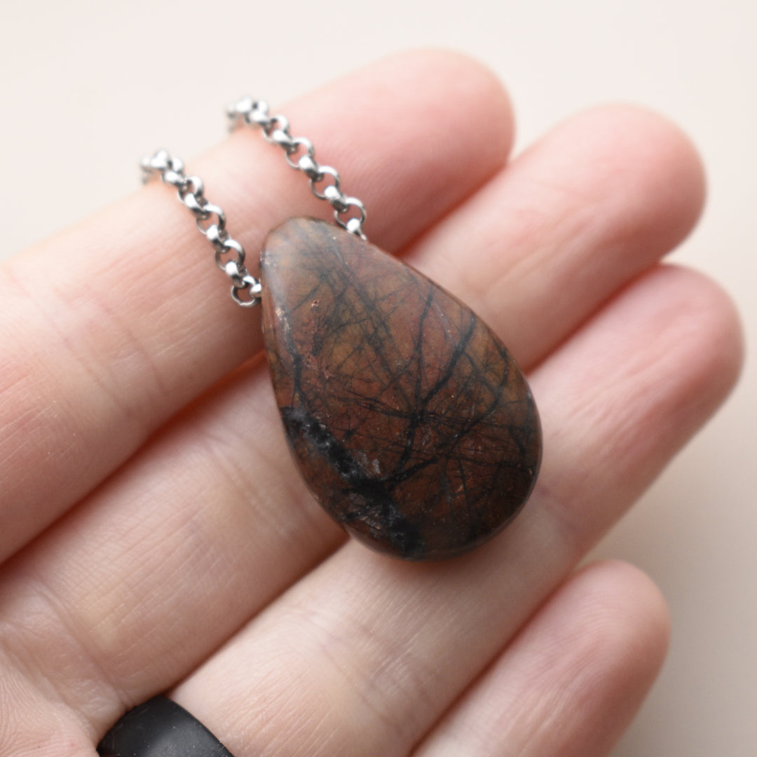 Orange River Jasper Necklace
