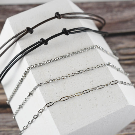Chain and Cord Necklaces (Add-on Only)