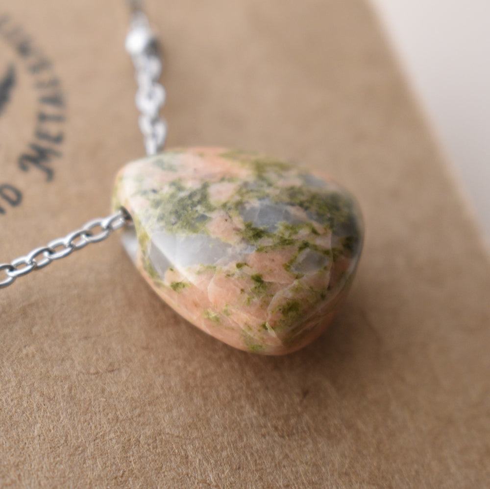 Washington Unakite Pendant Necklace