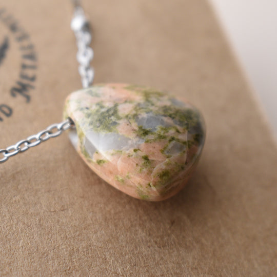 Washington Unakite Pendant Necklace
