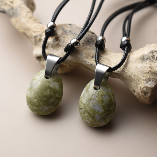Epidote Pendant Necklaces