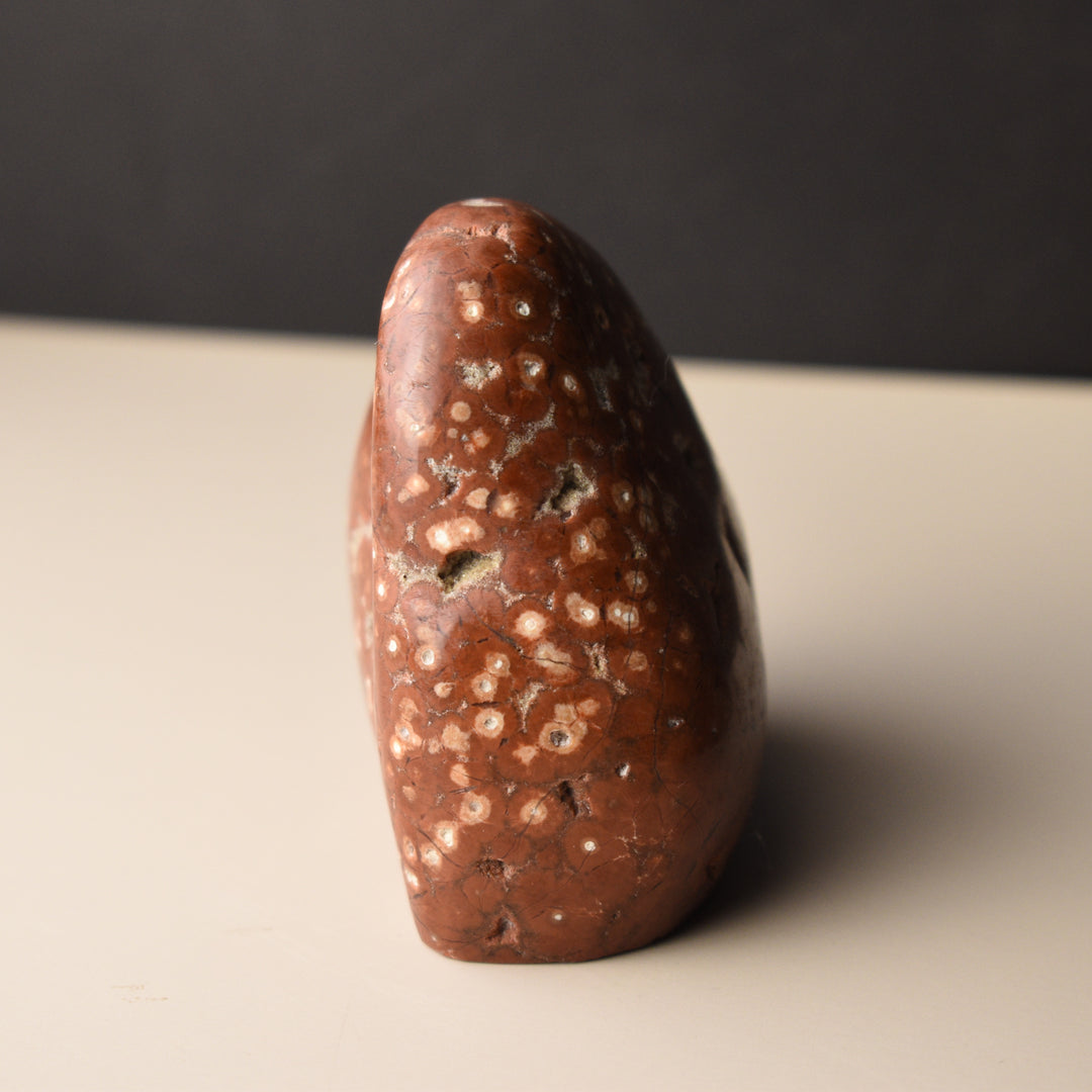 Washington Poppy Jasper Specimen, Free Form, 2.2 inches tall