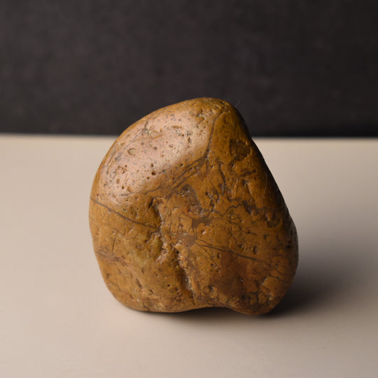 Rough Yellow Jasper, Lapidary, Carving, 2 Inches Tall