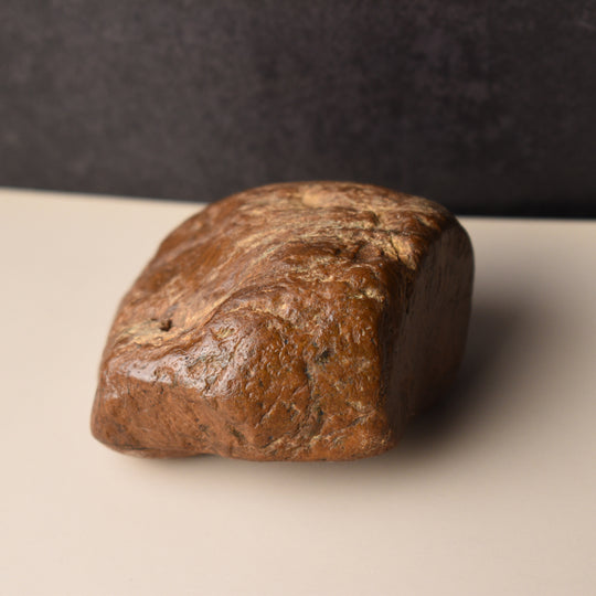 Dark Yellow Jasper Stone, Rough, Lapidary or Collecting, 2 inches Tall