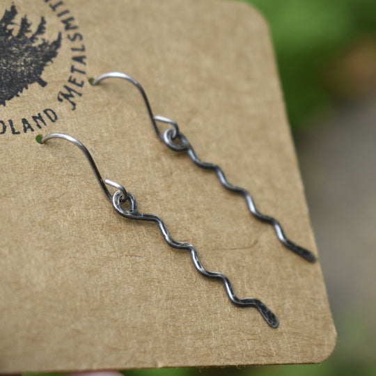 Hammered Sterling Silver Earrings - Hypoallergenic