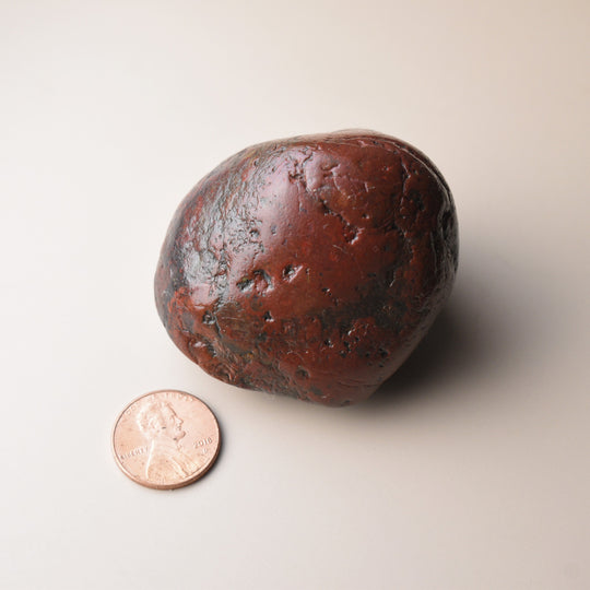 Bright Red Jasper Rock, Rough, 2 Inches