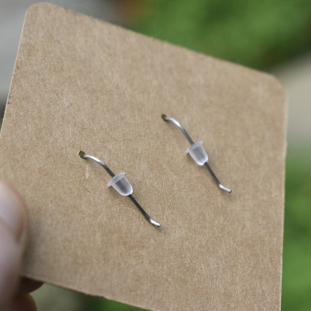 Dainty Sterling Silver Earrings - Hypoallergenic