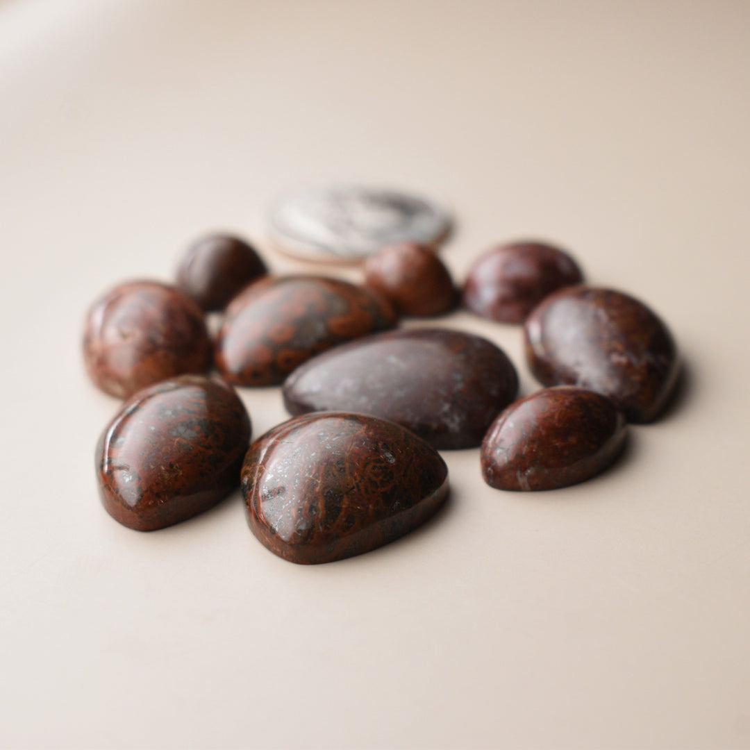 Red Jasper Cabochon Lot