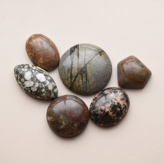 Gemstone Cabochons Mixed Lot