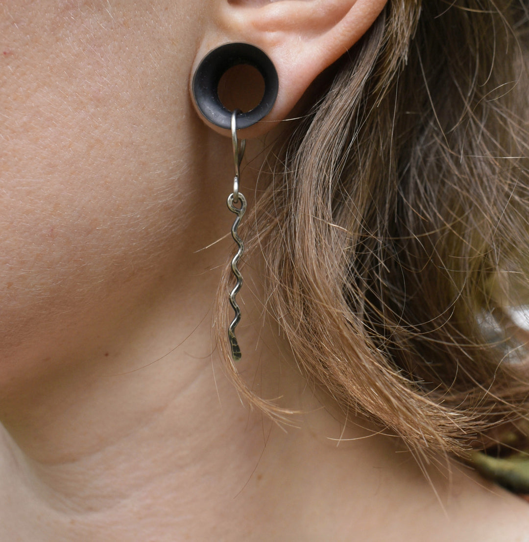Hammered Sterling Silver Earrings - Hypoallergenic