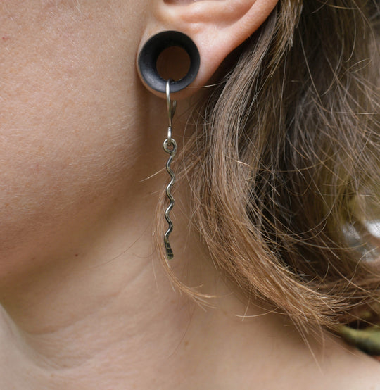 Hammered Sterling Silver Earrings - Hypoallergenic