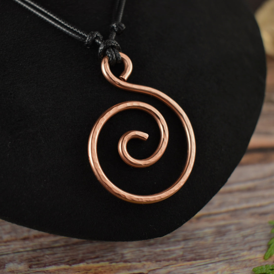 Copper Spiral Pendant Necklace | Limited Edition