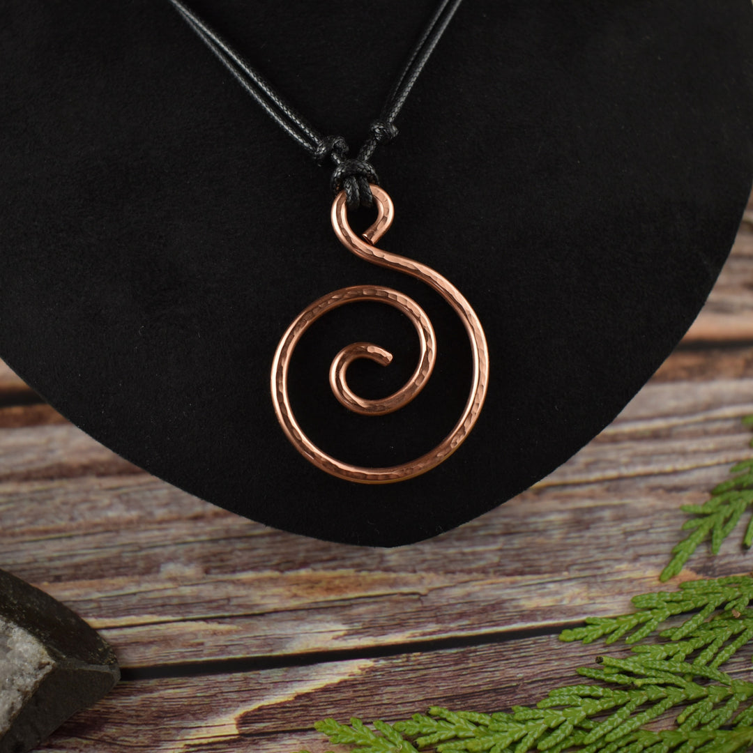 Copper Spiral Necklace : Limited Edition