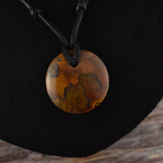 Sagenite Agate Focal Pendant Necklace