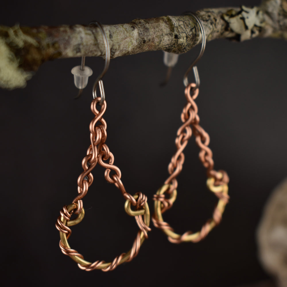 Mixed-Metal Chandelier Earrings : Limited Edition