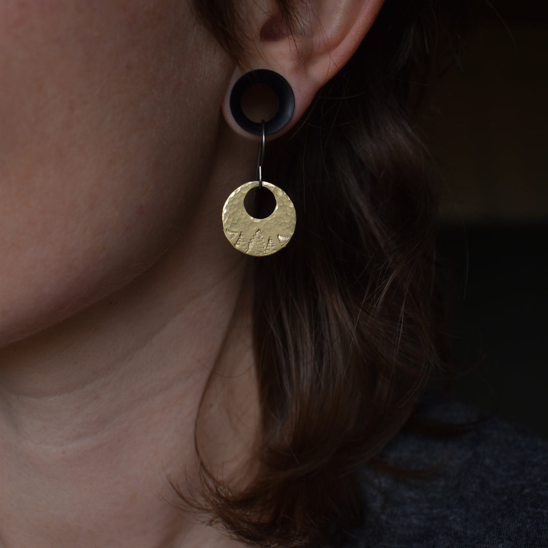 Brass Nature Earrings : Limited Edition