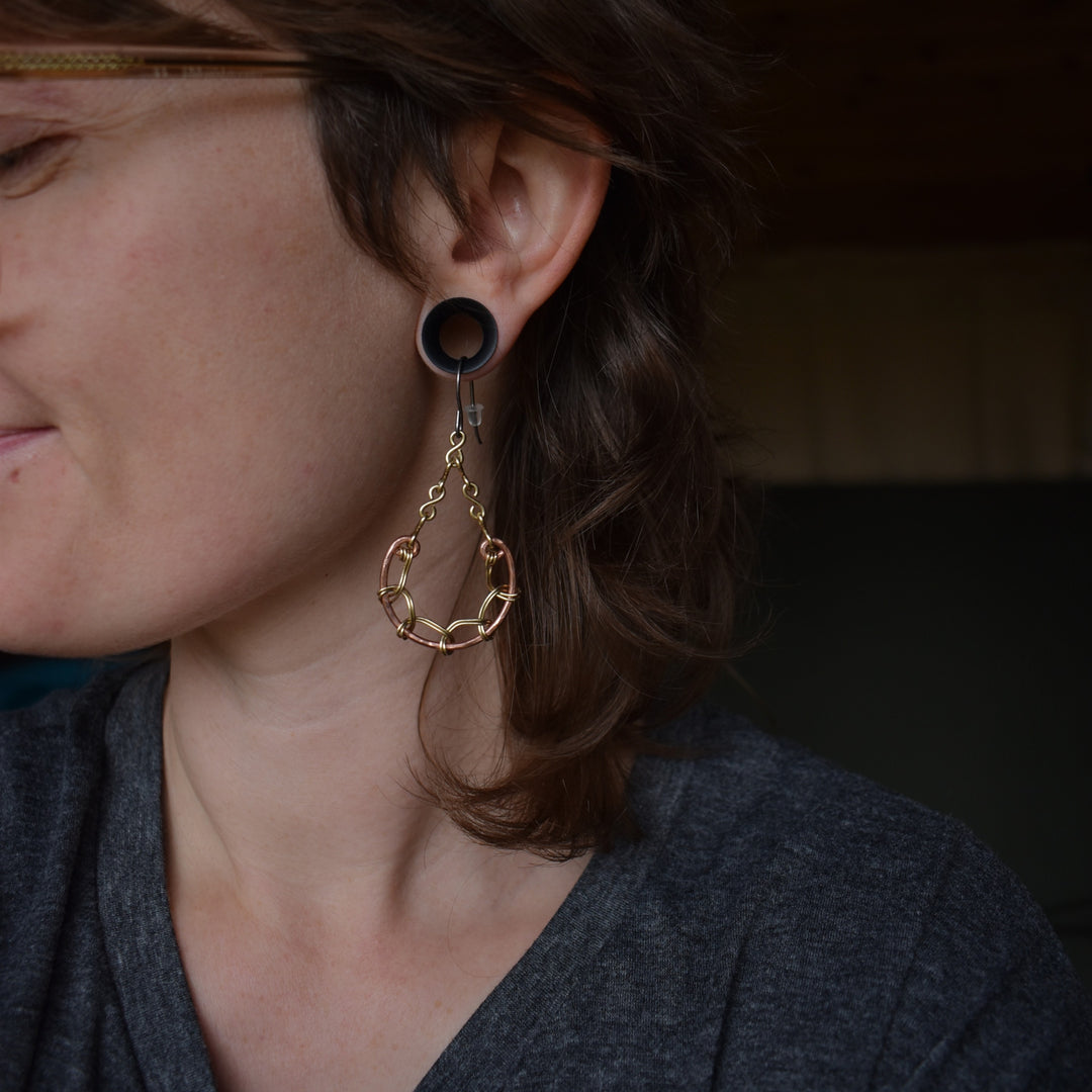 Wire Wrapped Earrings : Limited Edition