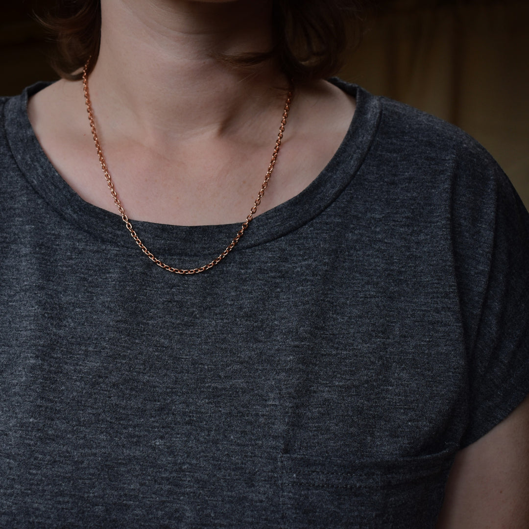 Pure Copper Chain Necklace