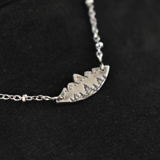 Silver Mountain Necklace