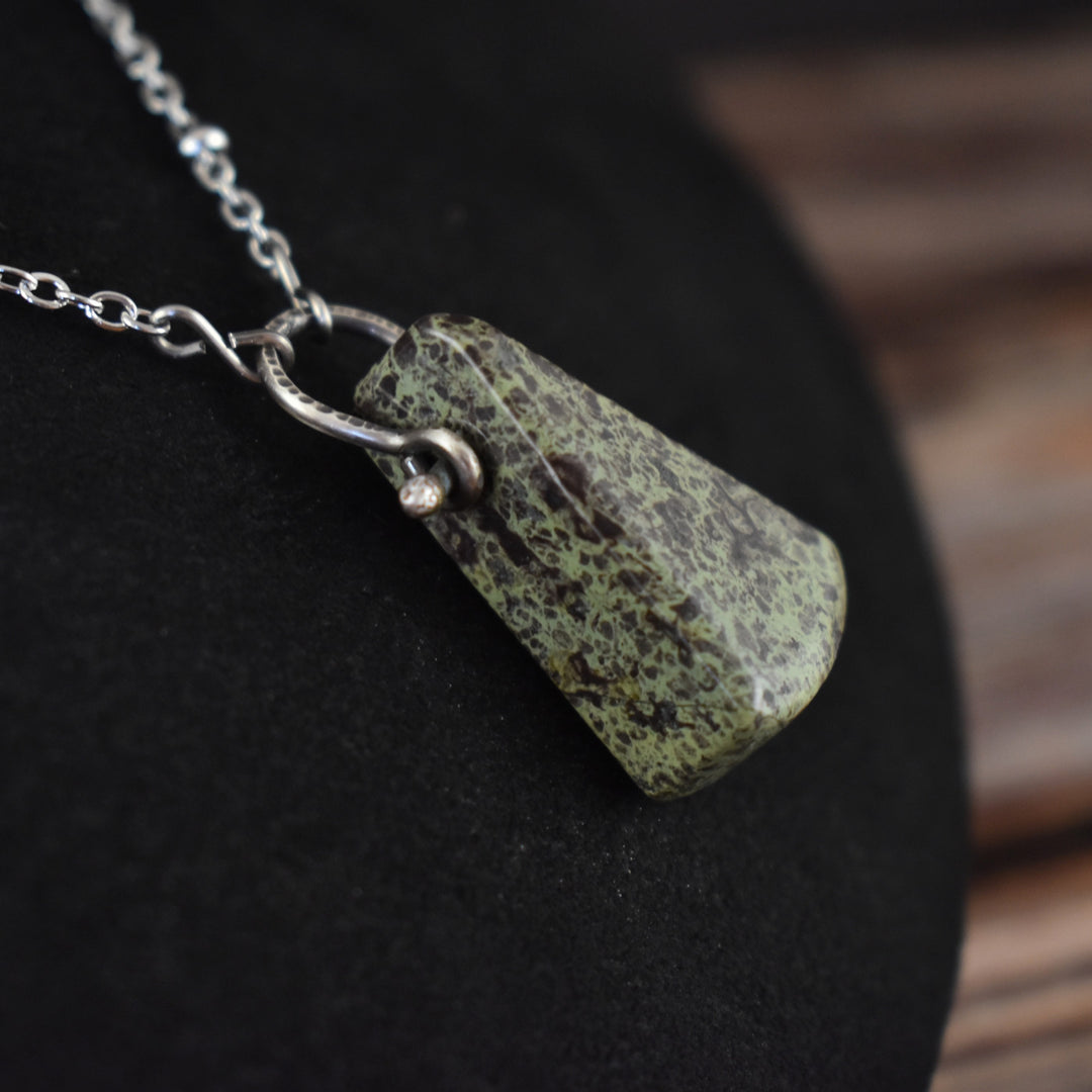 Women's Jasper Pendant Necklace