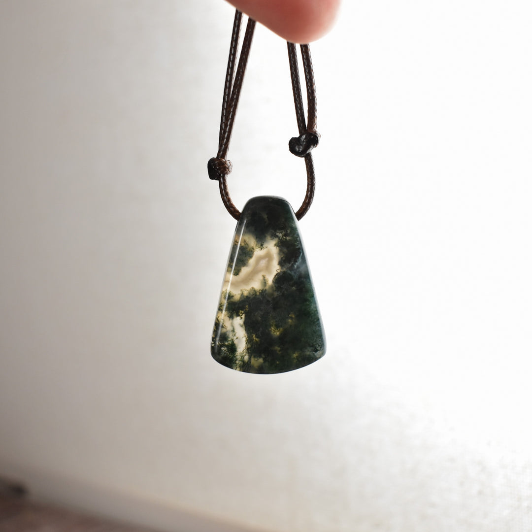 Ochoco Moss Agate Necklace