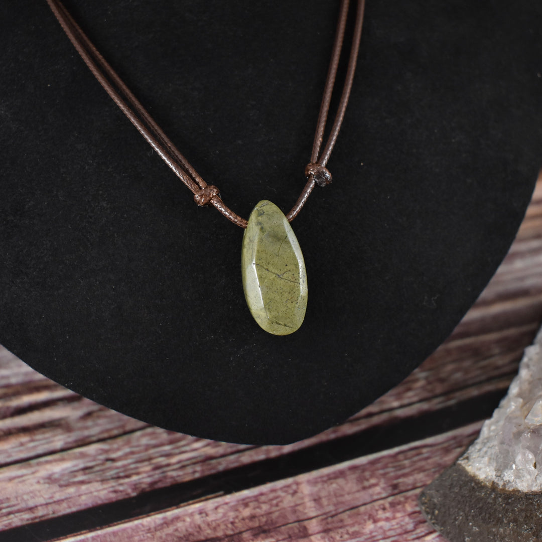 Epidote Pendant Necklace