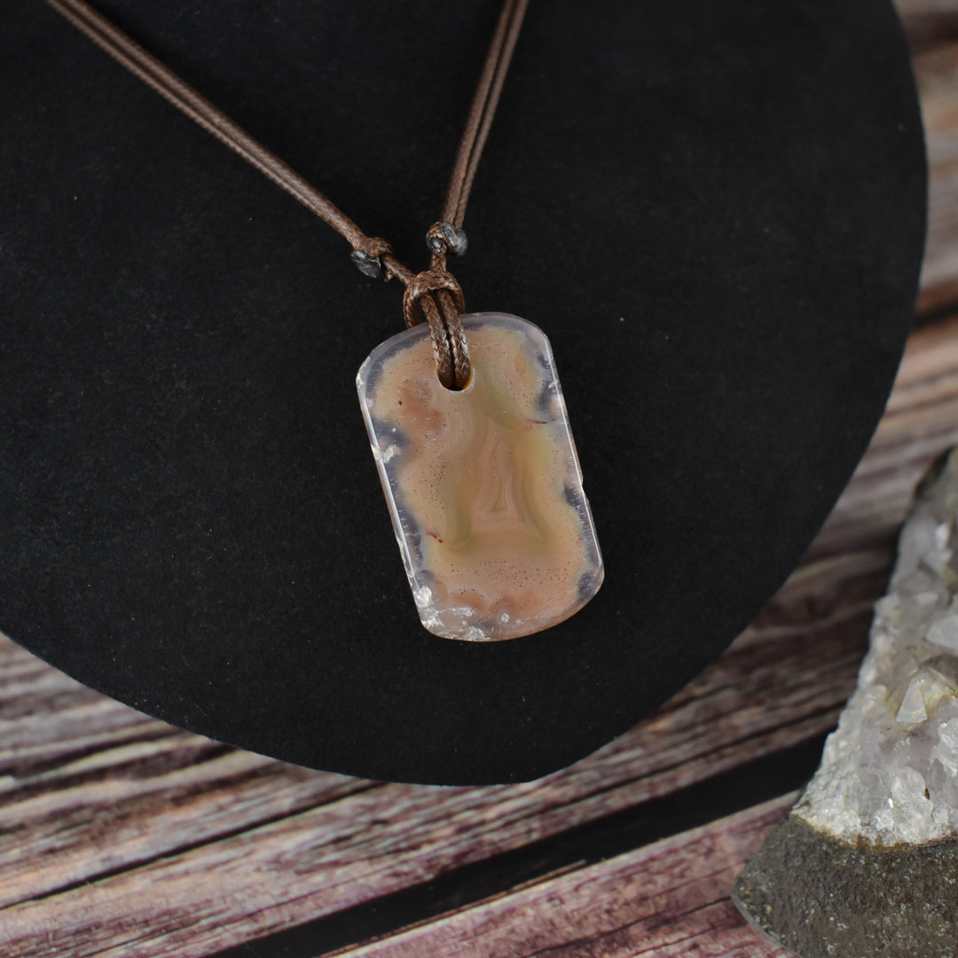 Pink Agate Necklace