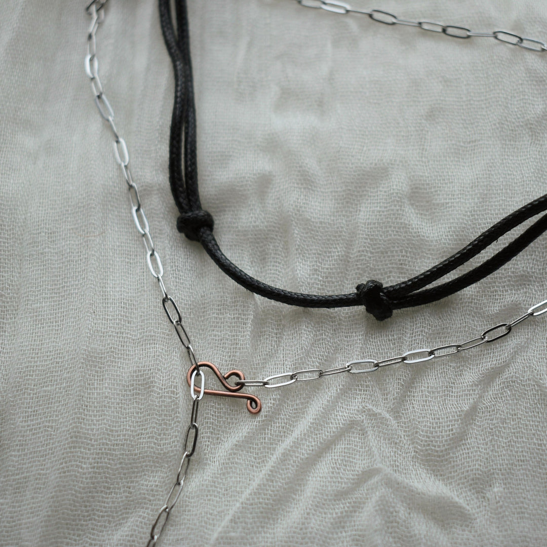 Polka Dot Jasper Copper Pendant Necklace, 1.6 Inches