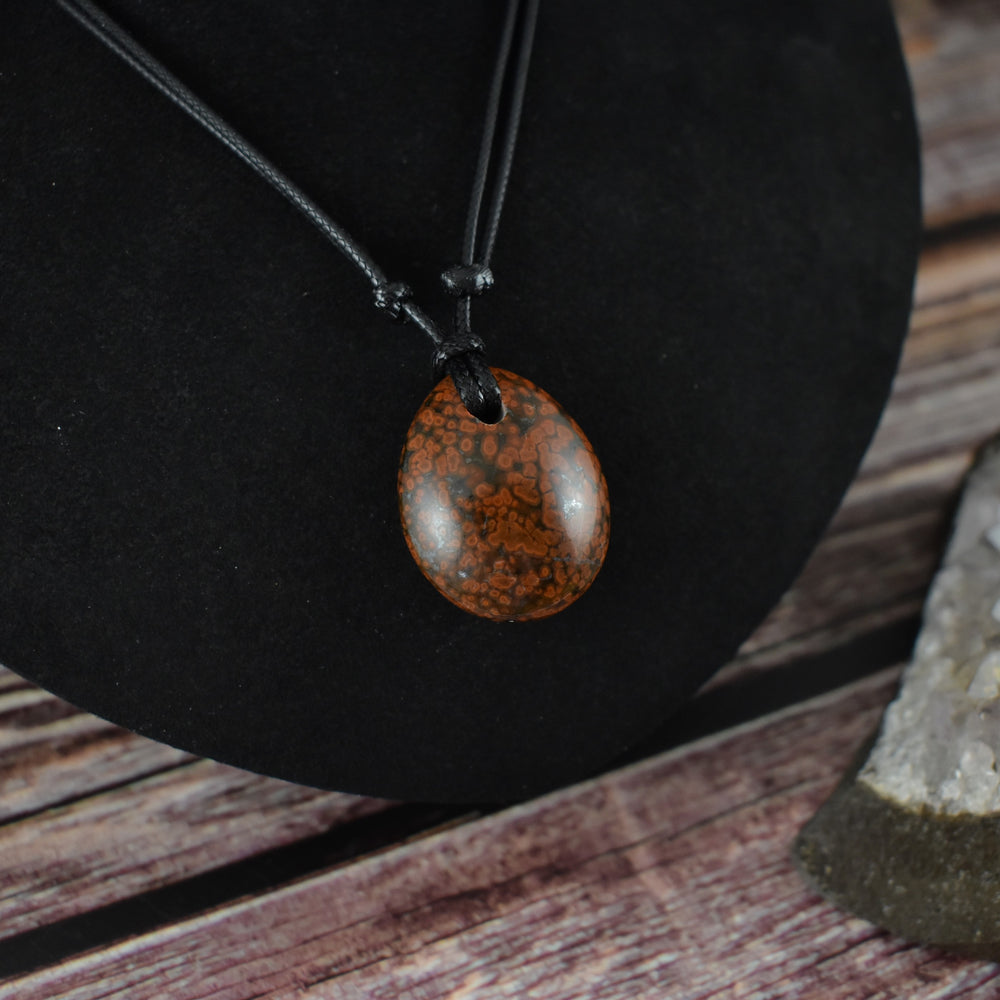 Poppy Jasper Pendant Necklace