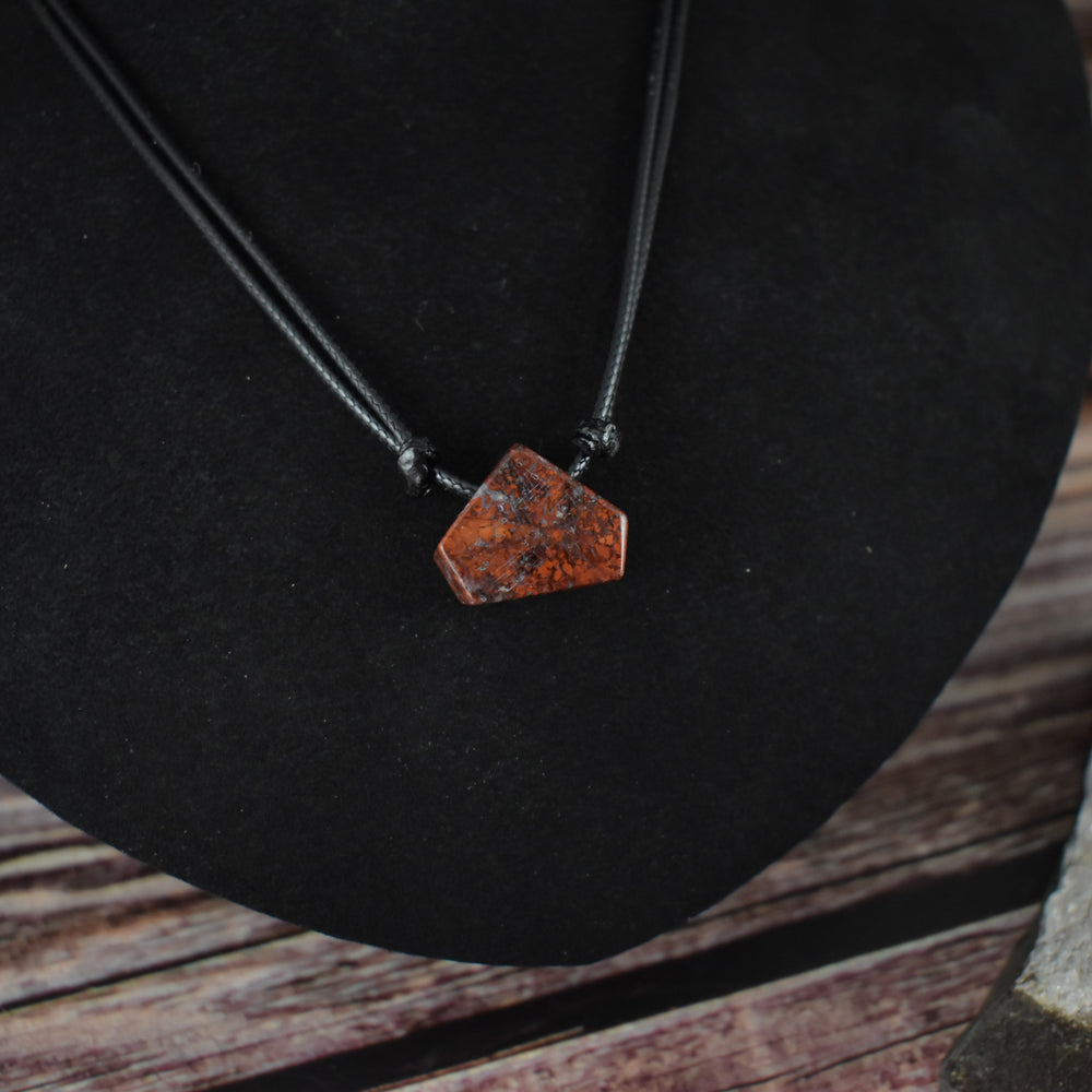 Small Red Jasper Necklace