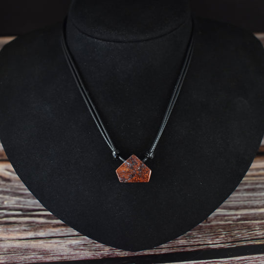 Small Red Jasper Necklace