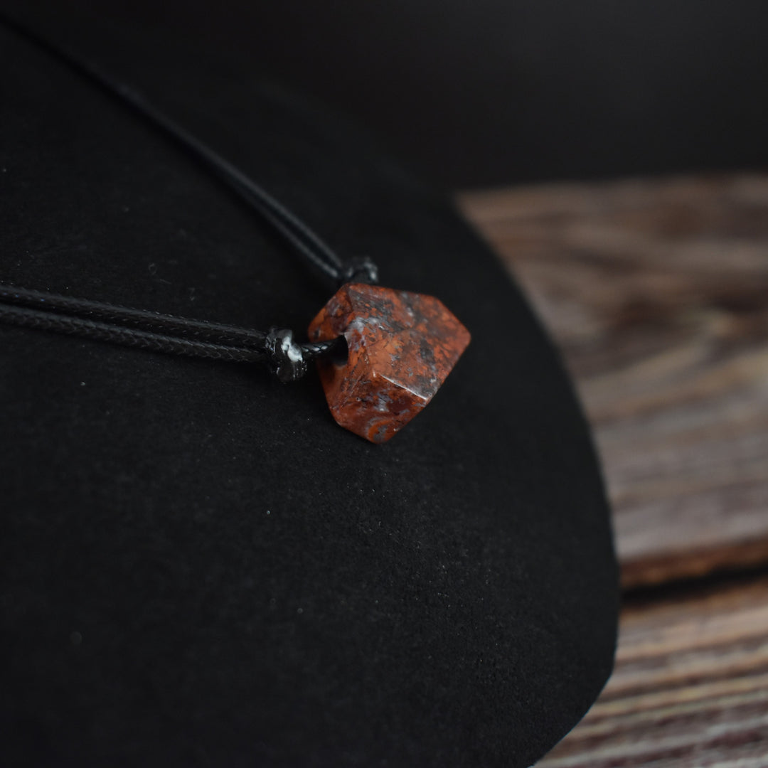 Small Red Jasper Necklace