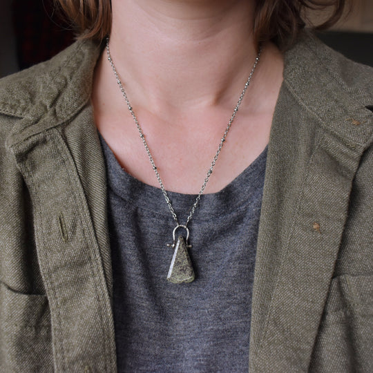 Women's Jasper Pendant Necklace