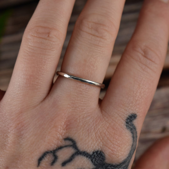 Hammered Sterling Silver Wrap Ring