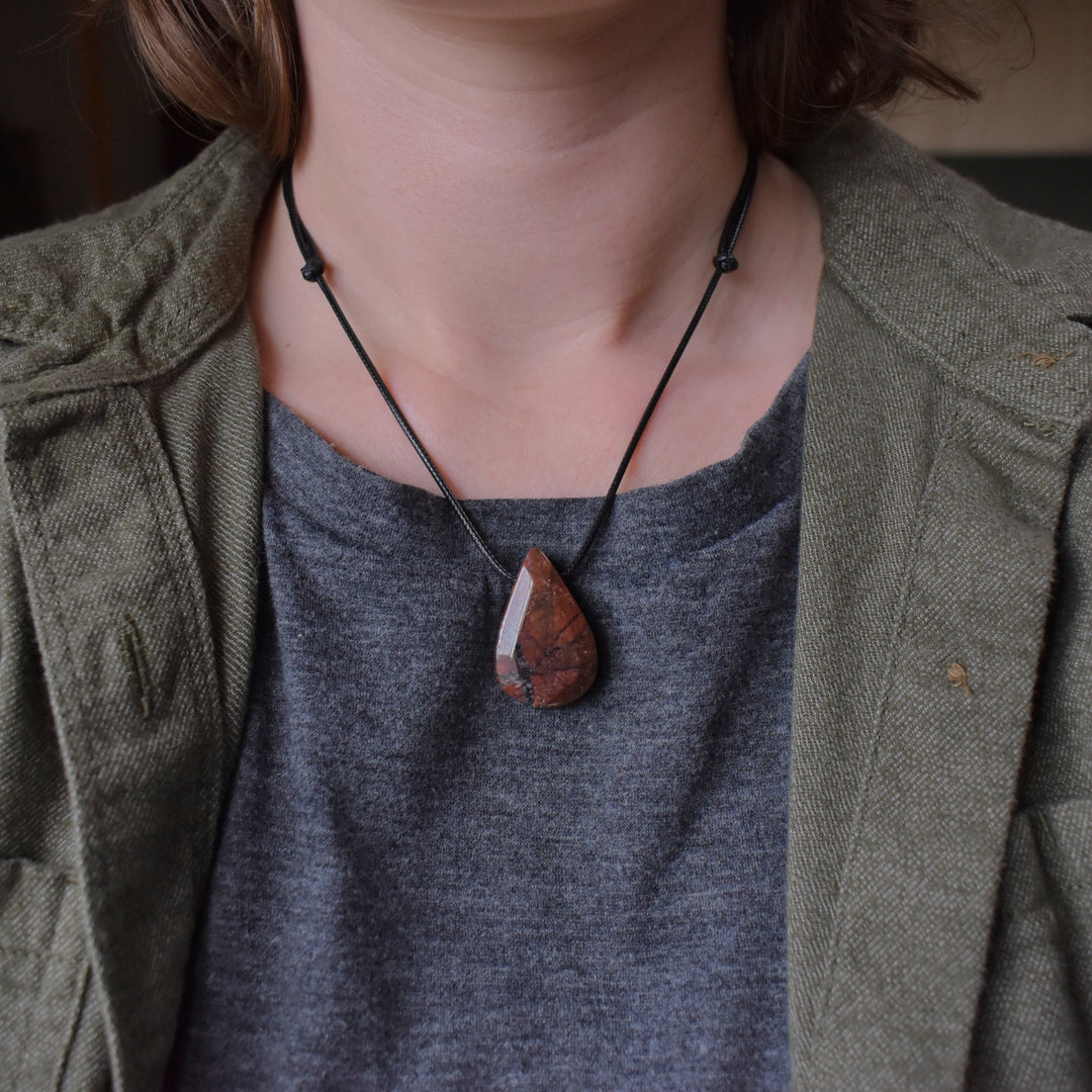 Orange River Jasper Necklace