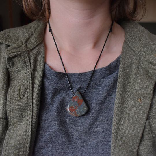 Bloodstone Jasper Necklace