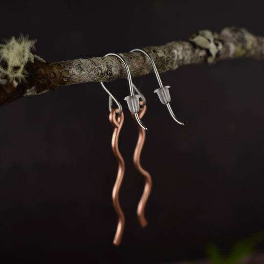 Copper Dangle Earrings : Limited Edition