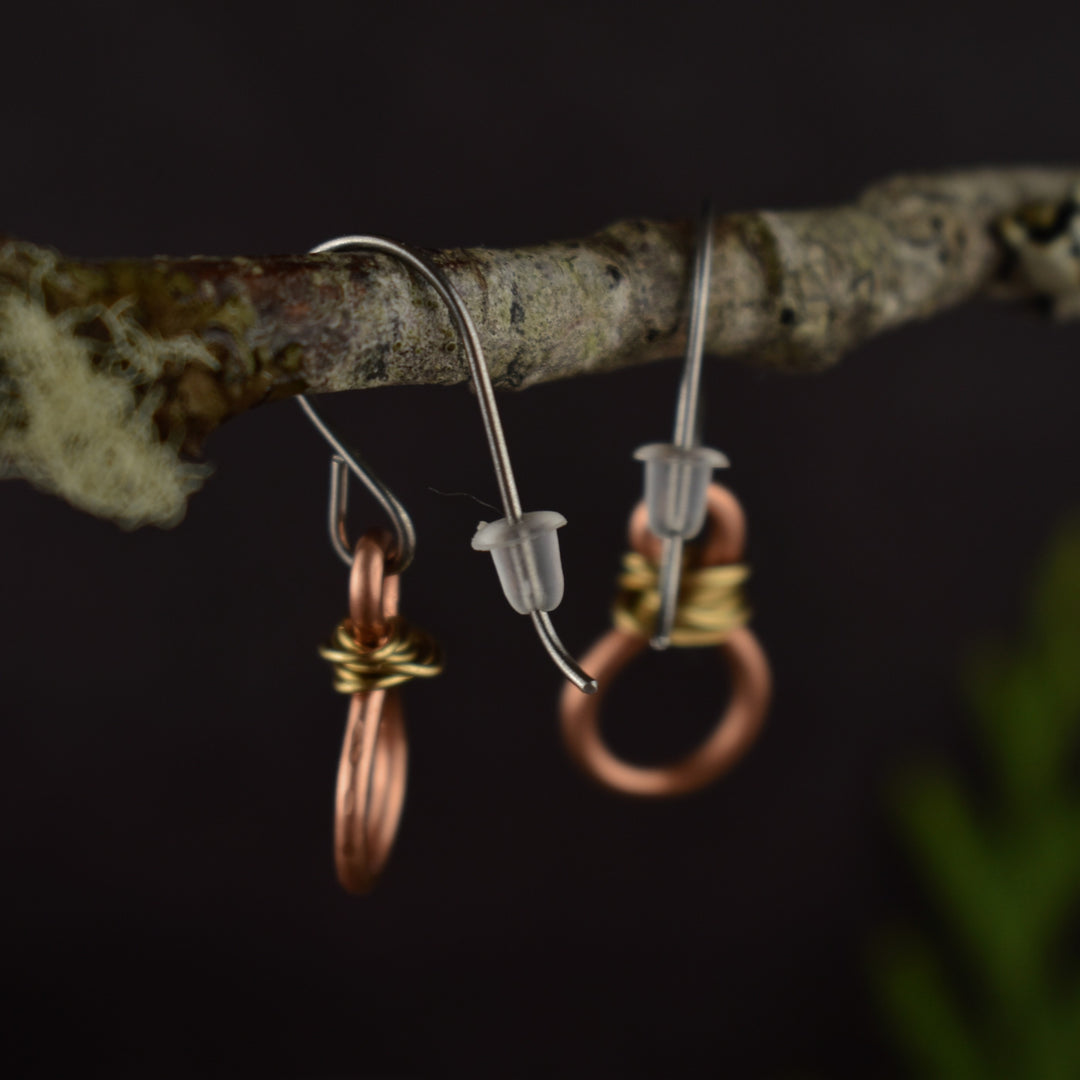 Dainty Mixed Metal Earrings : Limited Edition