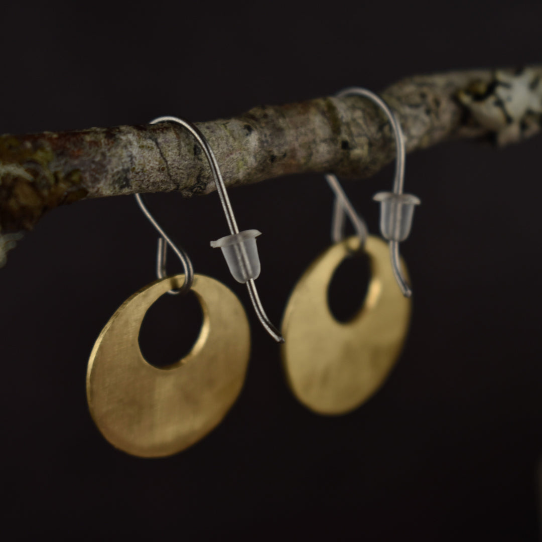 Brass Nature Earrings : Limited Edition