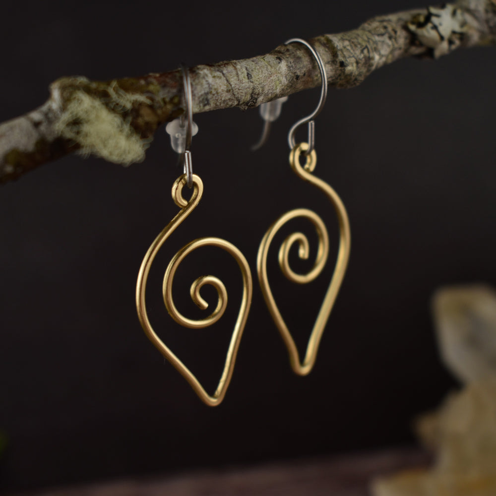 Handmade Brass Earrings : Limited Edition