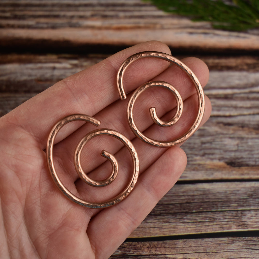 Copper Spiral Weights for Gauges | Limited Edition