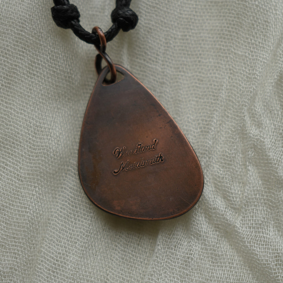 Poppy Jasper Necklace in Copper | Adjustable Cord or Chain