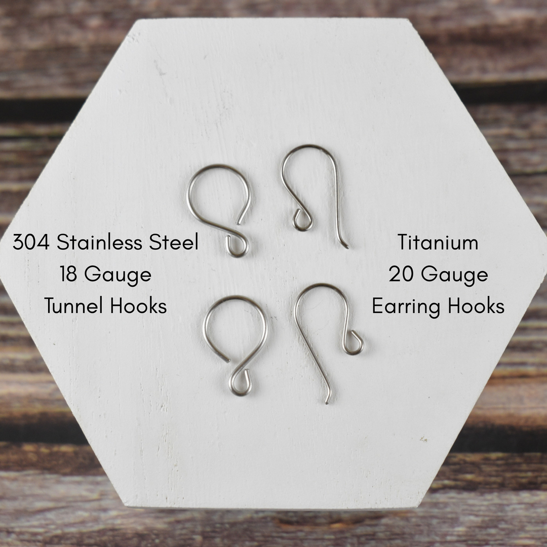 Unakite Earrings in Sterling Silver - Hypoallergenic