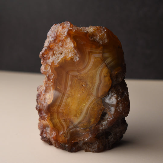 Washington Carnelian Agate Specimen, 3 inches tall