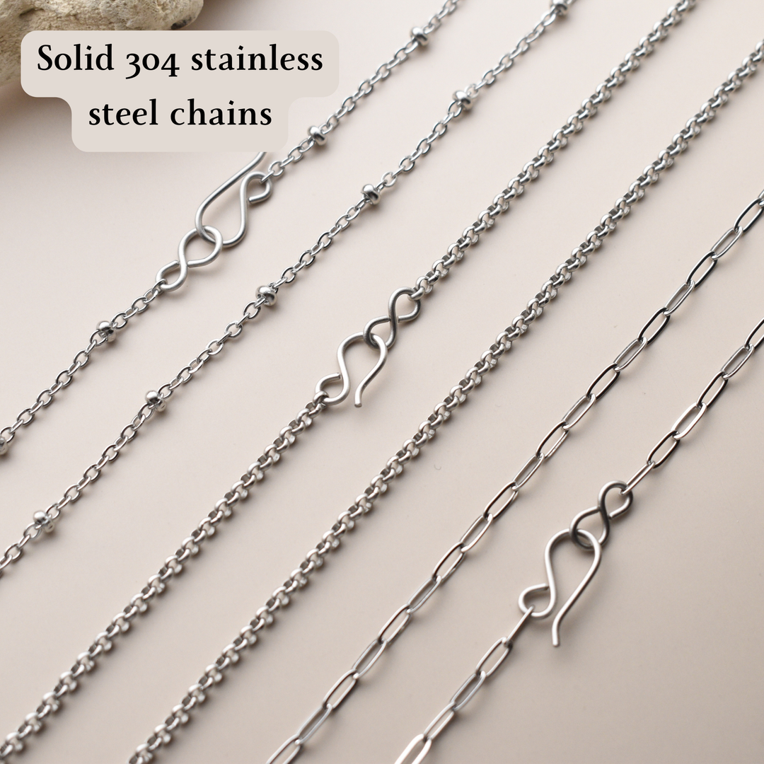 304 Stainless Steel Chain and Cord - Swap Out and Extra Chains