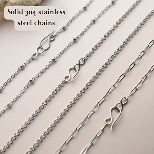304 Stainless Steel Chain and Cord - Swap Out and Extra Chains